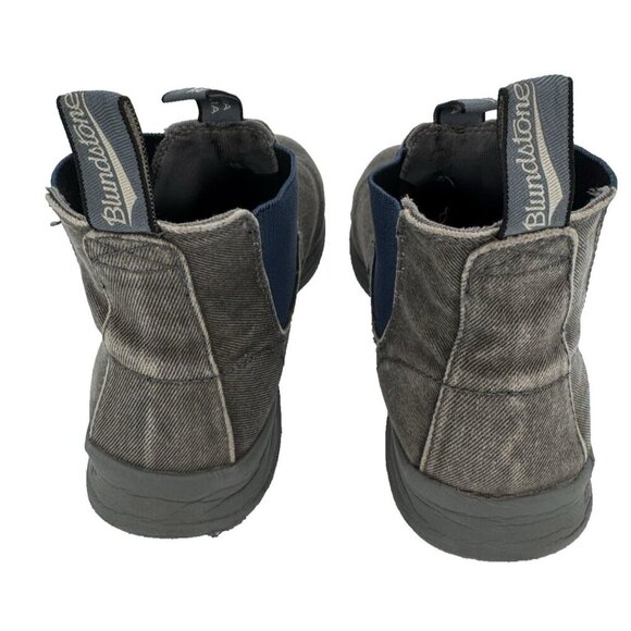 Blundstone Gray Canvas Chelsea Boots Pull On Lightweight Limited Edition size 11 - Picture 9 of 12